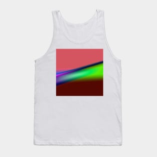 RED BLUE GREEN TEXTURE ART Tank Top